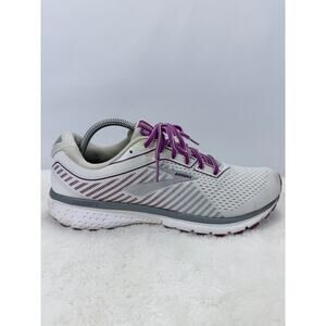 Brooks Ghost 12 Womens Running Shoes White Purple Size 11.5 B